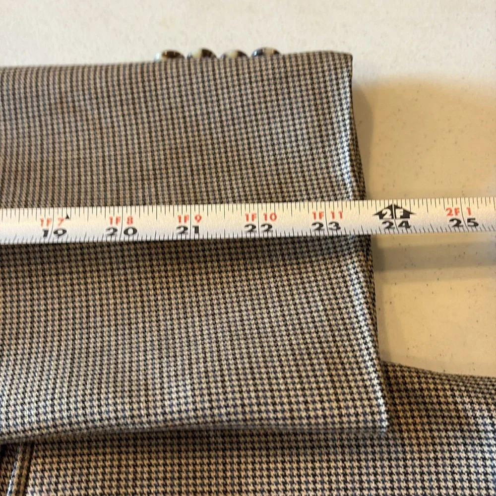 BROOKS BROTHERS Taupe 44 S Wool Cashmere Blend Herringbone Tweed Blazer